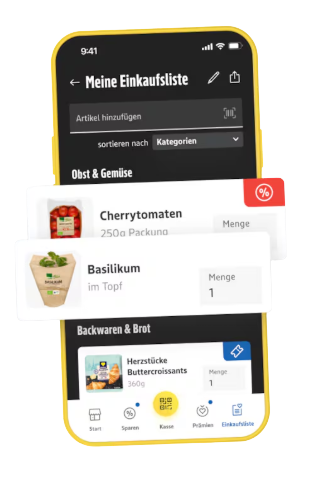 EDEKA App – Einkaufsliste